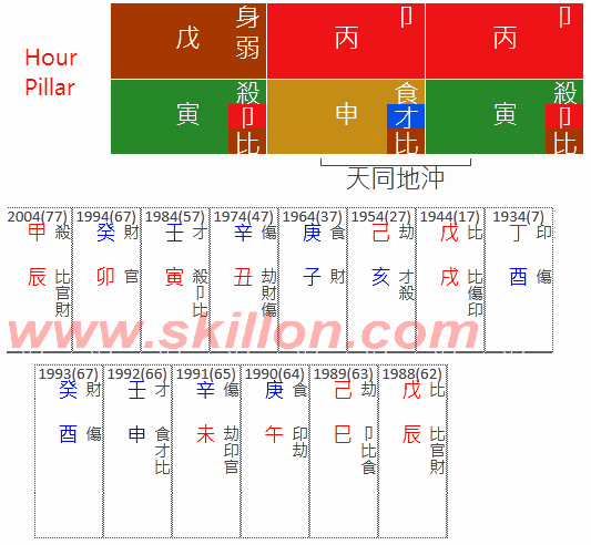 Bazi Four Pillars Of Destiny Bazi Calculator Feng Shui Skillon Com